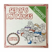 Les tortues ninja pack 6 pin's limited edition