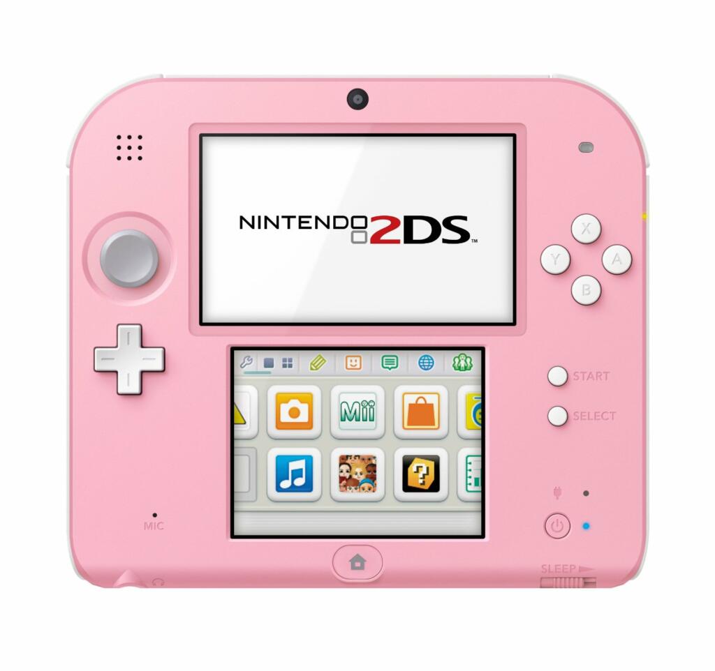  Console Nintendo 2DS rose blanc - 2DS - Acheter vendre 