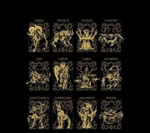 Saint seiya - t-shirt - 12 armures d'or (xxl)