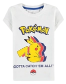 Pokemon - pika silhouette - t-shirt fille (122/128)
