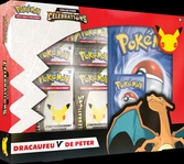 Pokémon jcc - 25e anniversaire -  coffret v célébrations (dracaufeu-v de peter et nymphali obscur-v)