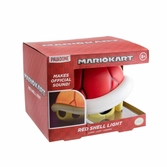 Nintendo - lampe carapace rouge de mario kart avec son