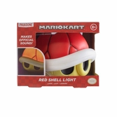 Nintendo - lampe carapace rouge de mario kart avec son