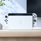 Nintendo Switch Modèle OLED : bleu néon / rouge néon - Console