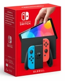 Nintendo Switch Modèle OLED : bleu néon / rouge néon - Console
