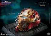 Avengers endgame statuette master craft iron man mark50 helmet battle damaged 22 cm