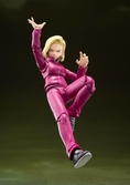 Dragon ball super figurine s.h. figuarts android 18 (universe survival saga) 14 cm