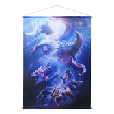 Monster hunter world: iceborne wallscroll monster group 64 x 88 cm