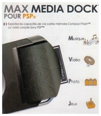 Max Média Dock Lecteur de carte flash - PSP