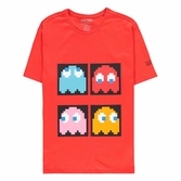 Pac-man t-shirt red background (m)