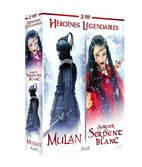 Coffret 2 dvd heroines legendaires: mulan + le sorcier et le serpent blanc