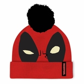 Marvel - bonnet noir et rouge deadpool