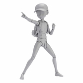 S.h. figuarts figurine body kun ken sugimori edition dx set (gray color ver.) 13 cm