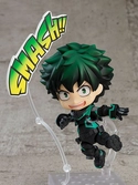 My hero academia: world heroes´ mission figurine nendoroid izuku midoriya stealth suit ver. 10 cm