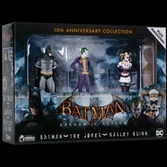 Batman arkham asylum hero collection - pack 3 figurines 1/16 10ème anniversaire box 13 cm