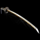 Demon slayer : kimetsu no yaiba réplique proplica épée nichirin (zenitsu agatsuma) 88 cm