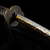 Demon slayer : kimetsu no yaiba réplique proplica épée nichirin (zenitsu agatsuma) 88 cm