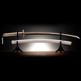 Demon slayer : kimetsu no yaiba réplique proplica épée nichirin (zenitsu agatsuma) 88 cm