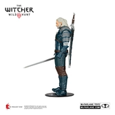 The witcher figurine geralt of rivia (viper armor: teal dye) 18 cm