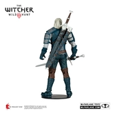 The witcher figurine geralt of rivia (viper armor: teal dye) 18 cm