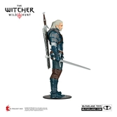 The witcher figurine geralt of rivia (viper armor: teal dye) 18 cm