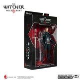 The witcher figurine geralt of rivia (viper armor: teal dye) 18 cm