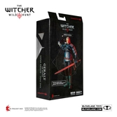 The witcher figurine geralt of rivia (viper armor: teal dye) 18 cm