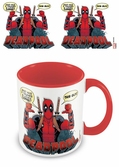 Deadpool mug coloured inner 2 thumbs