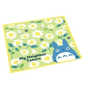Mon voisin totoro - dessous de table tissu totoro bleu marguerites