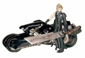 Figurine FF VII Advent Children : Cloud & Fenrir