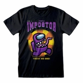 Among us t-shirt purple impostor (s)