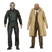 Halloween ii pack 2 figurines ultimate michael myers & dr loomis 18 cm