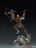 God of war statuette 1/10 bds art scale kratos & atreus 34 cm