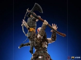 God of war statuette 1/10 bds art scale kratos & atreus 34 cm
