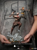 God of war statuette 1/10 bds art scale kratos & atreus 34 cm