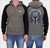 Star wars : the mandalorian veste à capuche helmet (l)