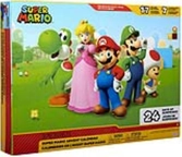 Nintendo - calendrier de l'avent mario & co. avec mario doré et bullet bill doré