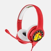 Pokémon pikachu red kids interactive headphones with microphone