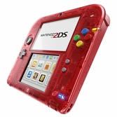 Console 2DS Pokémon Rouge Transparente - 2DS