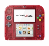 Console 2DS Pokémon Rouge Transparente - 2DS