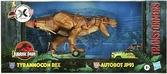 Jurassic park x transformers generations figurines tyrannocon rex 18 cm & autobot jp93 14 cm