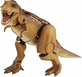 Jurassic park x transformers generations figurines tyrannocon rex 18 cm & autobot jp93 14 cm