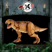 Jurassic park x transformers generations figurines tyrannocon rex 18 cm & autobot jp93 14 cm