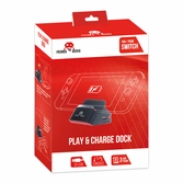 Nintendo switch -  dock et stand 2 en 1 - support recharge + connexion tv - noir
