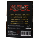 Yu-gi-oh! réplique card pot of greed (plaqué or)
