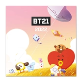Line friends - bt21 - calendrier 2022 '30x30cm'