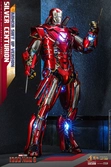 Iron man 3 figurine movie masterpiece 1/6 silver centurion (armor suit up version) 32 cm