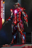 Iron man 3 figurine movie masterpiece 1/6 silver centurion (armor suit up version) 32 cm
