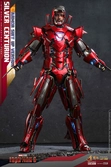 Iron man 3 figurine movie masterpiece 1/6 silver centurion (armor suit up version) 32 cm