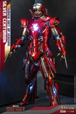Iron man 3 figurine movie masterpiece 1/6 silver centurion (armor suit up version) 32 cm